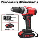 Parafusadeira Elétrica Sem Fio 21V