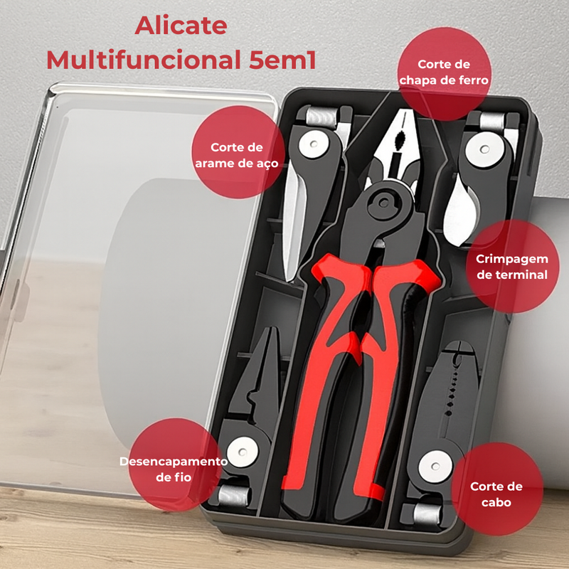 Alicate Multifuncional 5em1