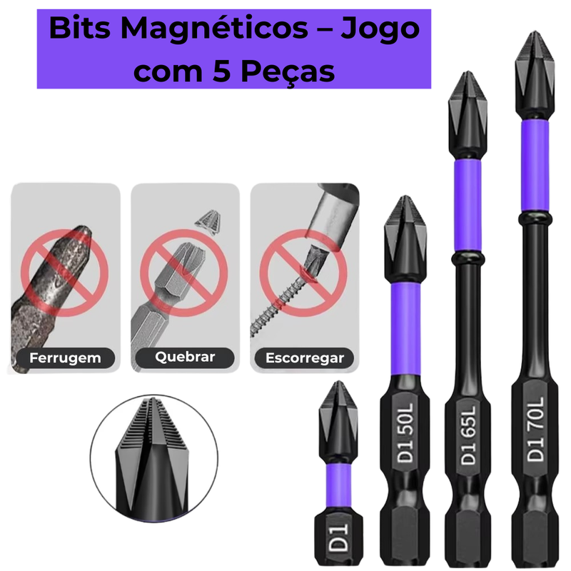 Kit Bits Magnéticos - Jogo com 5 peças