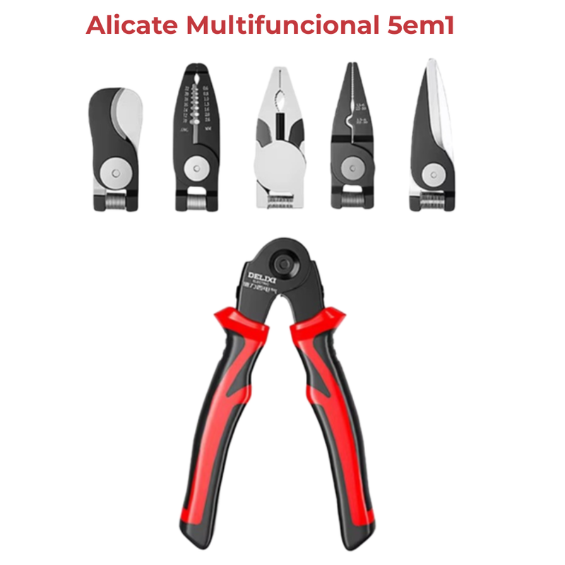 Chave de Precisão + Alicate 5em1 + Brinde