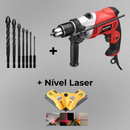 Furadeira + Kit 7 Brocas + Brinde