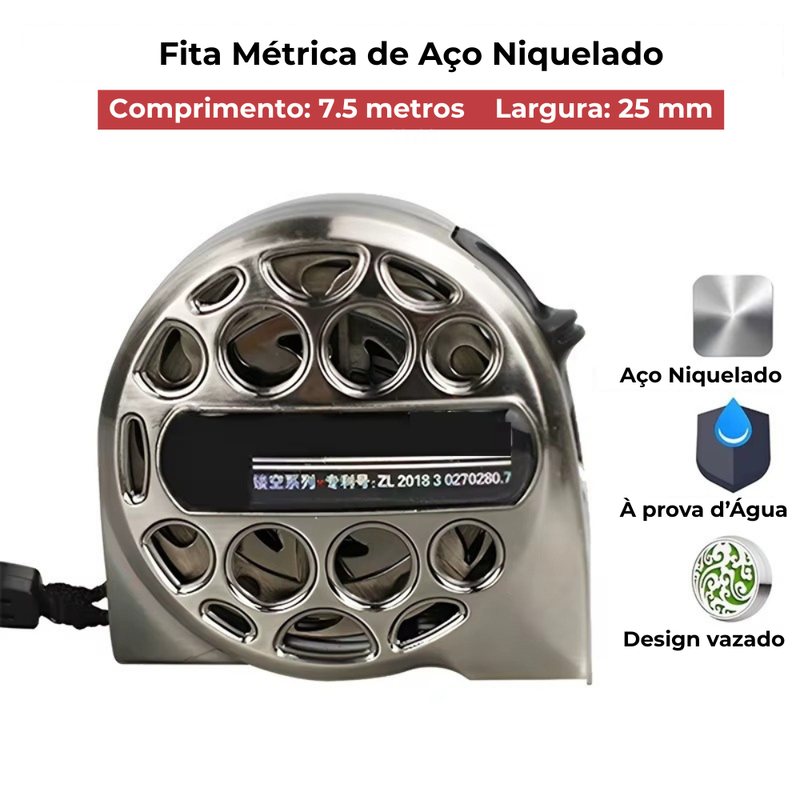 Fita Métrica Retrátil Profissional