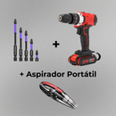 Parafusadeira + Bits K5 + Brinde